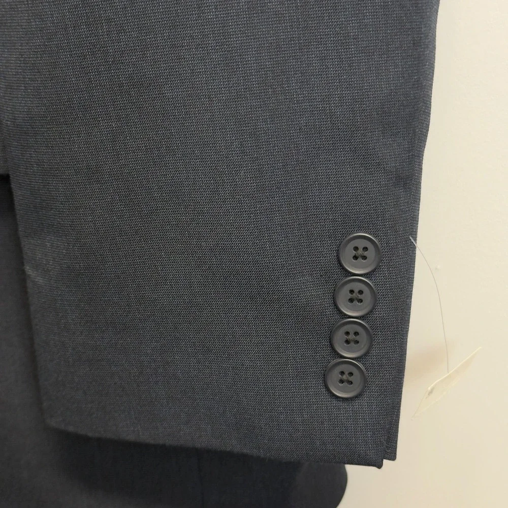 NEW IZOD Mens Suit Separate Blazer Navy Blue 2-Button Jacket 44R